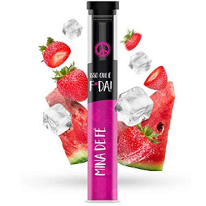 Strawberry Watermelon Ice - MINA DE FÉ - Chilly Beats - Pod Descartável - 1000 Puffs