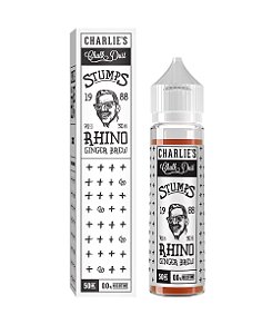 Rhino Ginger Brew - Stumps Series - Charlie's Chalk Dust - Free Base - 60ml
