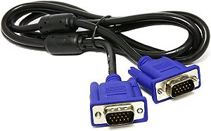 Cabo Vga Monitor Projetor Lcd Pc Tv 1.5Metro