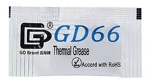 Sachês Pasta Térmica PRATA - 0,5gramas - para  processador e Led