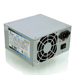 Fonte ATX 200w Alta Performance Sata 24 Pinos Bivolt Manual Knup - KP-517- COM CABO DE ALIMENTAÇAO
