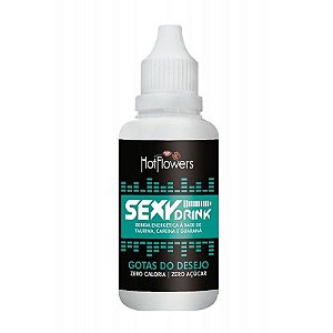 Sexy Drink Gotas Do Desejo 15ml Hot Flowers