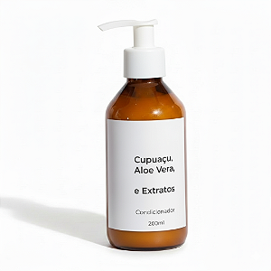 Condicionador Liquido de Cupuaçu, Aloe Vera, Malaleuca e Extratos Vegetais