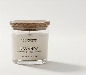 Vela Lavanda Vegana Aromática