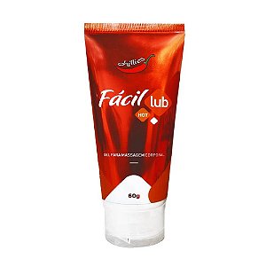 FÁCIL LUB HOT GEL PARA MASSAGEM CORPORAL CHILLIES 60G