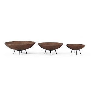 Lareira Externa Tacho Corten