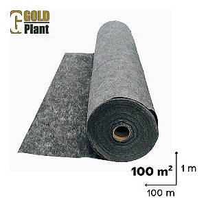 Manta Geotextil Para Drenagem Tamanho 100 M² 100x1mts