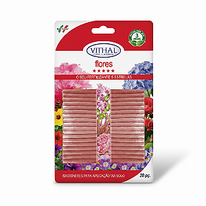 Fertilizante Liberação Lenta Bastonetes Flores Vithal (30un)