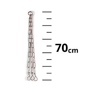 Corrente Grossa para Vasos e Pratos com Gancho 70CM
