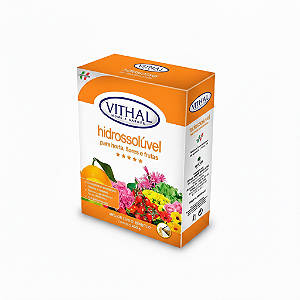 Fertilizante Hidrossolúvel Hidroponia 400g Rende 200l Vithal