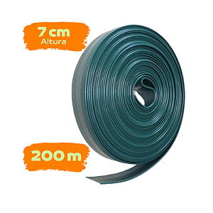 Limitador Separador Divisor De Grama Alt. 7cm - 200m (4x50) Com Borda