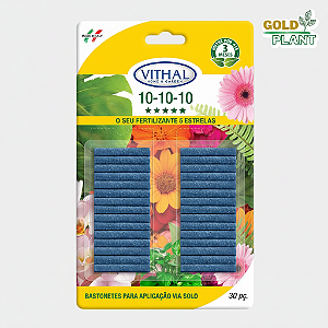 Fertilizante Liberação Lenta Bastonetes 101010 - Vithal