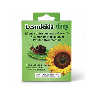 Lesmicida Dimy 50g contra Lesmas e Caracóis