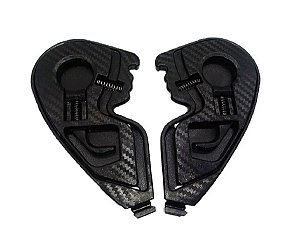 Kit Reparo Carbon Capacete Helt Polar P/ Fixação Da Viseira