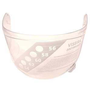 Viseira Capacete Helt New Race Antirrisco Cristal Original