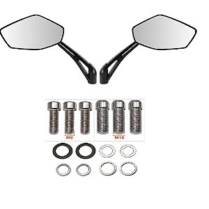 Espelho Retrovisore Universal Classic Para Motocicletas