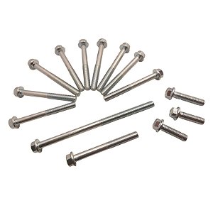 Parafuso Motor Titan Cg Fan 125 Até 2008 Kit C/ 14 Peças