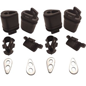 Suporte Do Pisca Seta Moto Da Fazer 150 Fazer 250 R15 4 Pçs