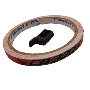 Friso De Roda 8mm Moto Cb 300R Adesivo Roda Para 1 Roda
