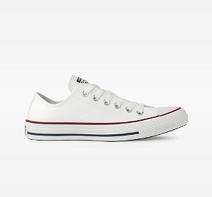 Tênis Converse Chuck Taylor All Star New Malden Ox CT04500003 Cano Baixo  Couro Unisex Preto Vermelho Branco Original em Promoção na Americanas