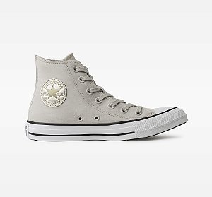 Tênis Converse Chuck Taylor All Star Hi Authentic Glam Bege Claro Ouro Claro CT17290001