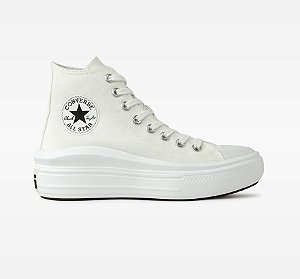 Tênis Converse Chuck Taylor All Star Move Hi Branco Branco CT15460002