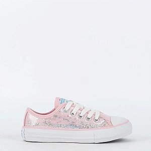 Tênis Converse Kids Chuck Taylor All Star Ox Shine Through