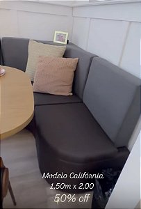 Conjunto Califórnia 150cm X 200cm / mesa freijó / duas cadeiras