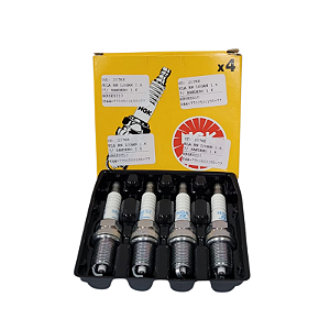 Jogo De Vela De Ignição Renault Logan 1.6 07/ Sandero 1.6 08/ 2.0 15/ Duster 1.6/2.0 11/ Fluence 1.6 /14 Symbol 1.6 09/