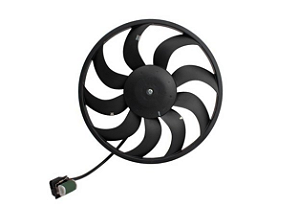 Eletroventilador Chevrolet Onix / Prisma 1.0 / 1.4/ Cobalt 12/ Sonic 1.6 12/ Tracker 1.8 14/ Spin 1.8 11/ Com Ar 9 Pás