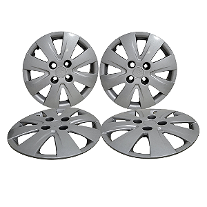 Jogo De Calota Aro 14 Volkswagen Fox/Gol/Voyage /10 4 Furos Cubo Alto