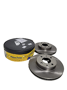 Par Disco De Freio Dianteiro Fiat Palio 1.0 99/ 1.3 01/ 1.4 06/ 1.5/1.6 96/ Siena 1.0 00/ 1.3 97/ 1.4 05/ 1.5/1.6 97/ Ventilado