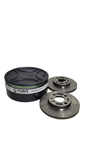 Par Disco De Freio Dianteiro Chevrolet Onix 1.0/1.4 13/19 Joy/Plus 1.0 20/ Prisma 1.0/1.4 13/19 Cobalt 1.4 12/ 1.8 13/ Ventilado