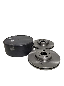 Par Disco De Freio Dianteiro Toyota Corolla 1.8/2.0 08/14 Ventilado Sem Cubo