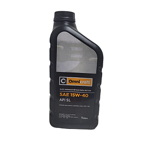 Óleo Motor 15W40 Omnicraft Semissintético Gasolina/Flex/Gnv 1LT