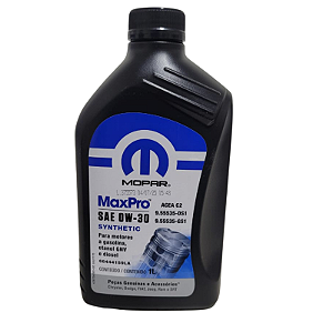 Óleo Motor 0W30 Maxpro Mopar Gasolina/Etanol Gnv/Diesel Sintéticoi 1LT