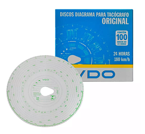 Disco Tacógrafo 180KM/H 24H Disco