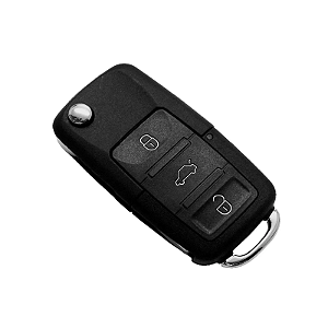 Chave Canivete Volkswagen Todos Preta