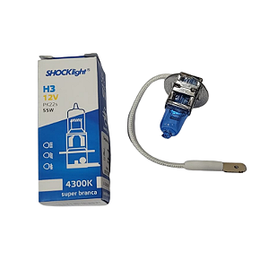 Lâmpada H3 55W 12V Super Branca Und