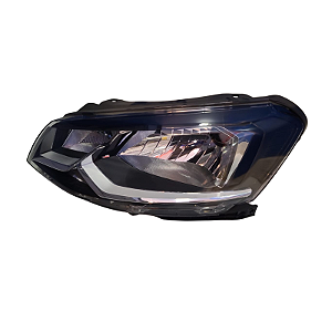 FAROL VOLKSWAGEN GOL G7 17/ LADO ESQUERDO FRISO CROMADO SIMPLES