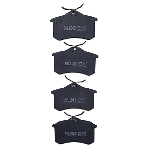 Pastilha De Freio Traseira Volkswagen Saveiro 15/ Jetta 11/Nivus/Fluence 11/ Megane 07/Peugeot 307 03/308 C4 07/408 11/ Syl