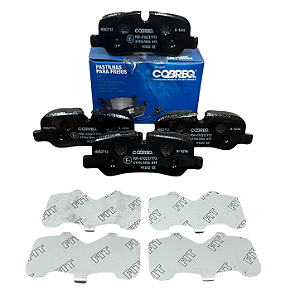 Pastilha De Freio Traseira Discovery IV 2.7/3.0/4.0/5.0 10/ Range Rover