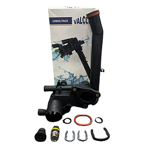 Kit Válvula Termostática Volkswagen Gol/ Parati 1.0 AT 8/16V Com Ar 96/02