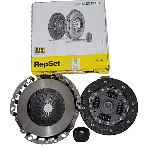 Kit Embreagem Renault Logan Sandero 1.6 8V 16V 2007 em diante Symbol 1.6 8V 16V 2008 em diante Clio Kangoo 1.6 16V 2000 em diante Com Rolamento Luk