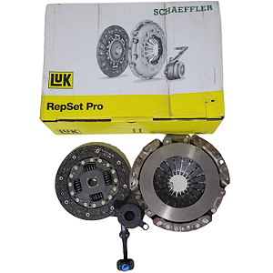 Kit Embreagem Renault Livina Tiida Duster Megane 1.6 16V Todos Com Atuador Marca Luk