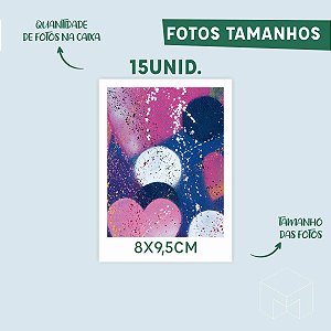 CAIXA PERSONALIZÁVEL COM 15 FOTOS 8x9,5cm