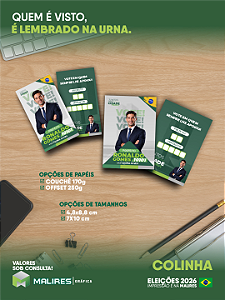 COLINHA - COUCHÊ 170g OU COUCHÊ 250g - VARIOS TAMANHOS ELEIÇÕES 2026