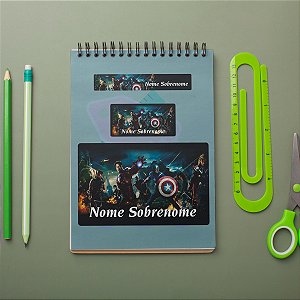 Etiqueta Escolar - Avengers 2