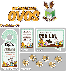 Páscoa - Caça aos Ovos - Tema Coelhinho 04