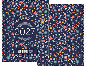 AGENDA DIÁRIA CAPA PERSONALIZADA - Modelos 1 a 20 + 41, 42